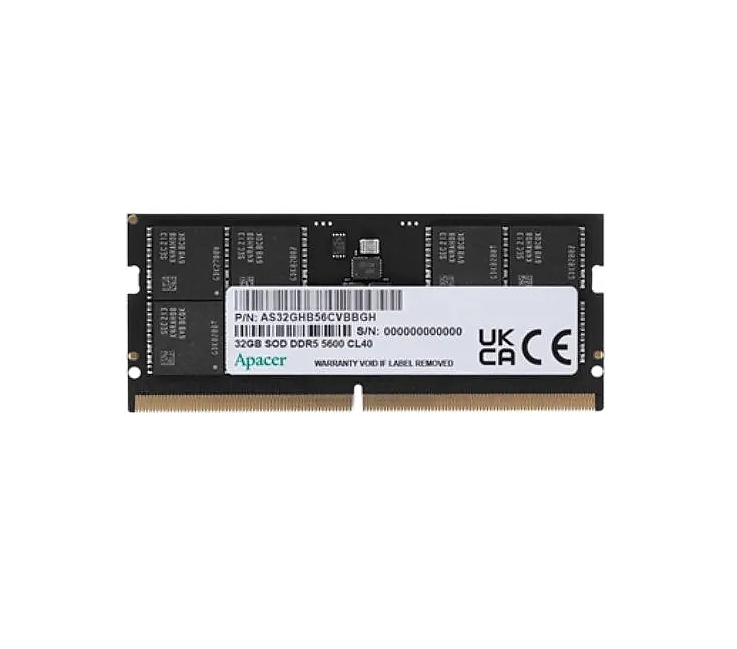 Apacer 32GB Notebook Memory - DDR5 SODIMM 5600Hz