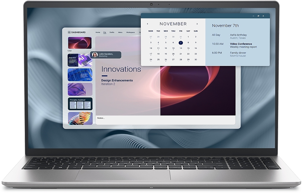 Dell Pro 15 Essential PV15250, Intel Core 3 100U (6 cores, up to 4.7 GHz), 15.6" FHD (1920x1080) 120Hz WVA AG, 8GB DDR5, 512GB, Intel UHD Graphics, HD RGB cam, Wi-Fi 6, FPR, BG kbd, Ubuntu, Platinum Silver, 3Y PS+Canon PIXMA MG2551S All-In-One, Grey