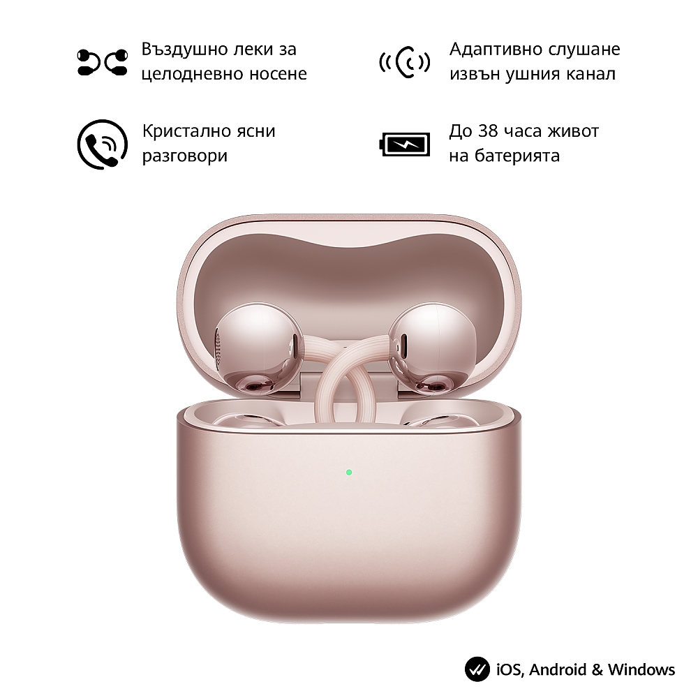 Huawei FreeClip 2 Robin-T11 Rose gold + Flicka Flow