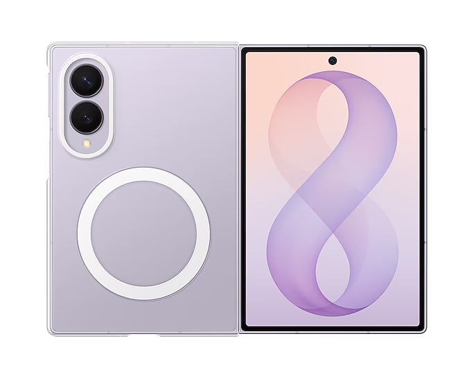 Samsung  Galaxy Z Fold 8 Clear Magnet Case Transparent