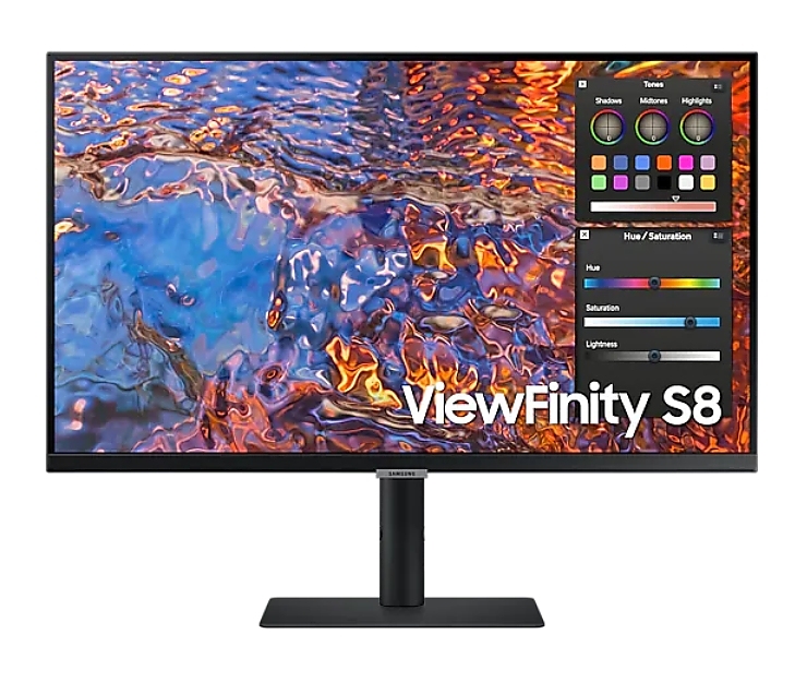 Samsung 27B800, 27" IPS LED, 60 Hz, 5 ms GTG, 3840x2160, 300 cd/m2, Flicker Free, PBP, PIP, USB-C 90W, 3xUSB 3.0, Display Port 1.4, 2xHDMI 2.2, Black + Logitech MK250 - Graphite - USINTL