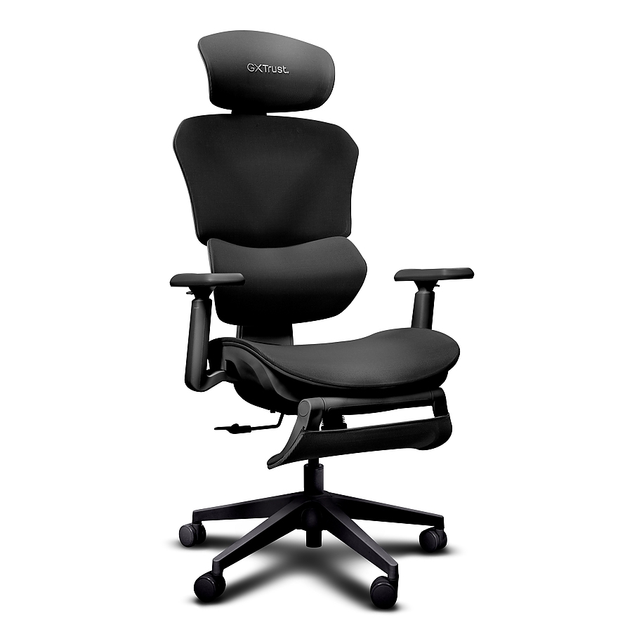 TRUST GXT725 Rivara Ergonomic Mesh Gaming Chair Black