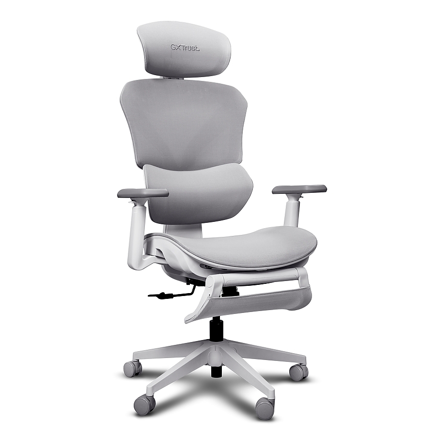 TRUST GXT725W Rivara Ergonomic Mesh Gaming Chair White