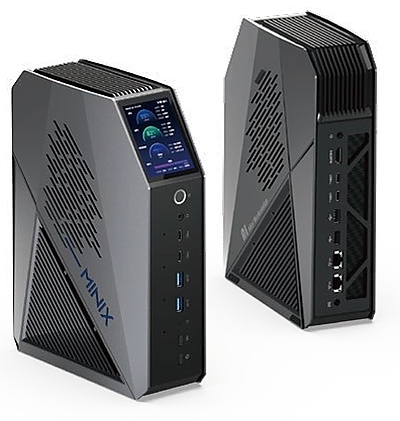 MiniX Elite ER939-AI Plus AMD Ryzen AI Max+ 395, 128GB DDR5, 2TB SSD, Dual LAN 2.5GHz, Wi-Fi 7, Windows 11 Pro