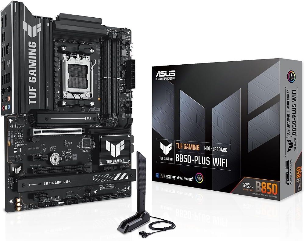 Asus TUF Gaming B850 Plus Wi-Fi + Asus TUF Gaming LC III 360 ARGB