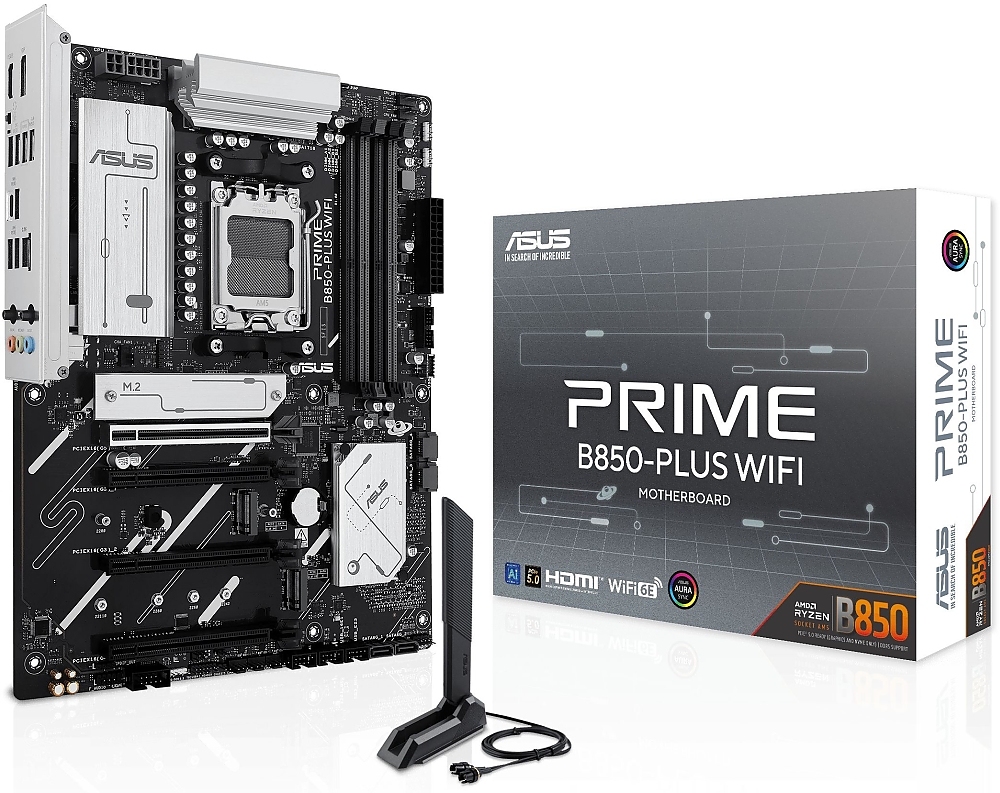 Asus Prime B850 Plus Wi-Fi + Asus TUF Gaming GeForce RTX 5080 16GB GDDR7 OC