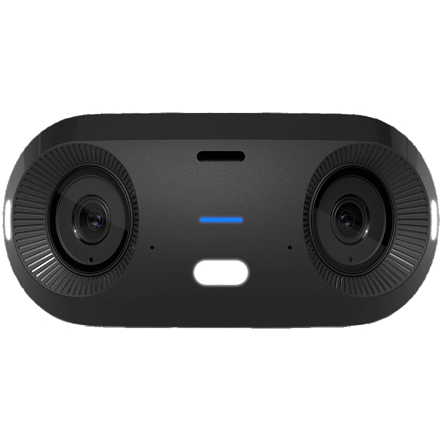 UBIQUITI UVC-G6-180-W Indoor/outdoor dual sensor 16MP 20 FPS PoE+ camera, with a Multi-TOPS AI Engine and panoramic 180 coverage
