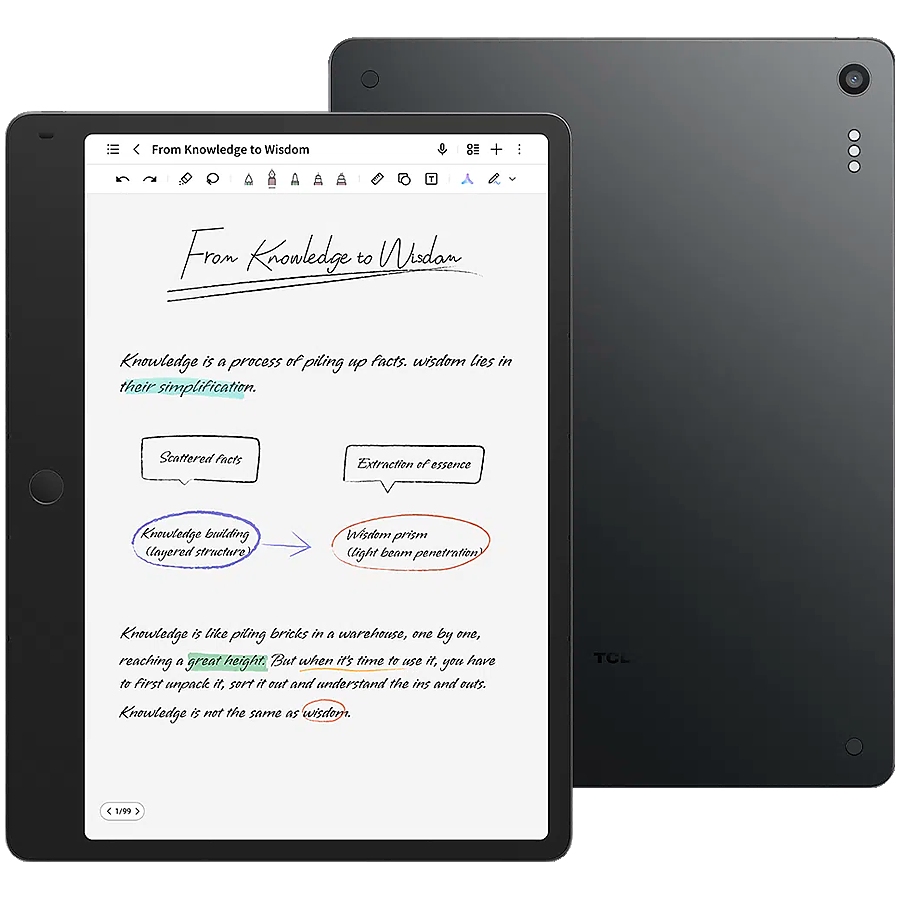 TCL NOTE A1 NXTPAPER 11.45 WIFI Active Pen+Keyboard, Paper-Like, Lag-Free Display, Natural Precision Writing,AI-Driven Productivity