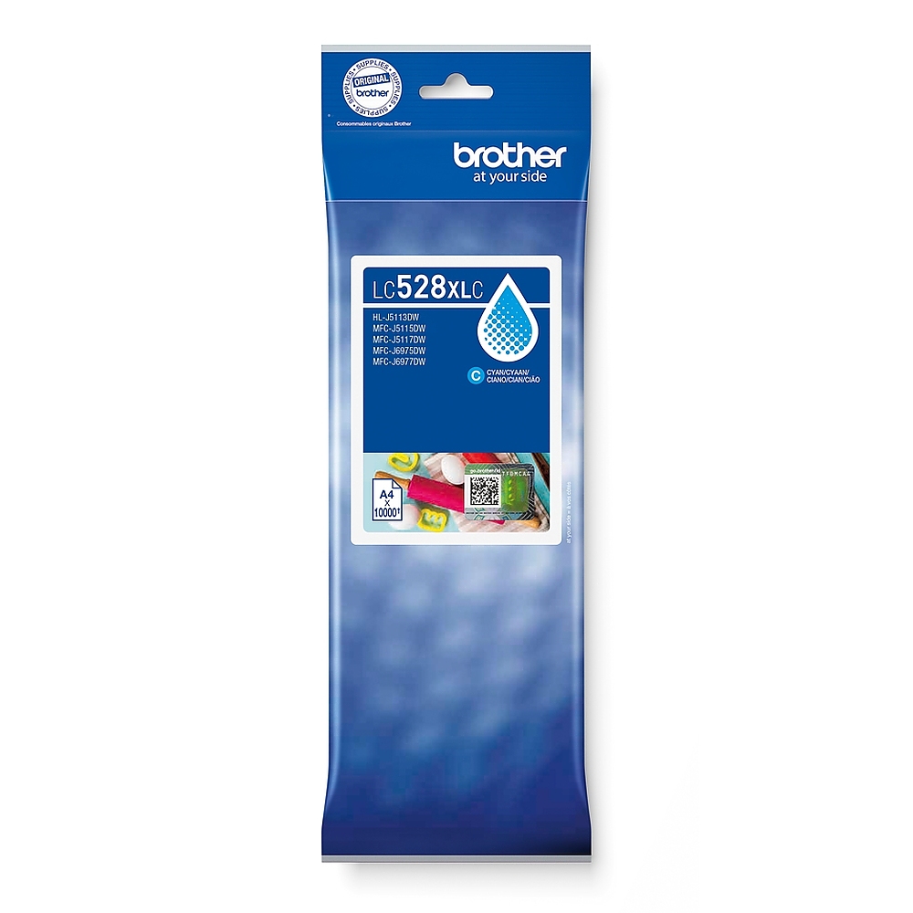 Brother LC528XLC Cyan Ink Cartridge  - 10000 page yield