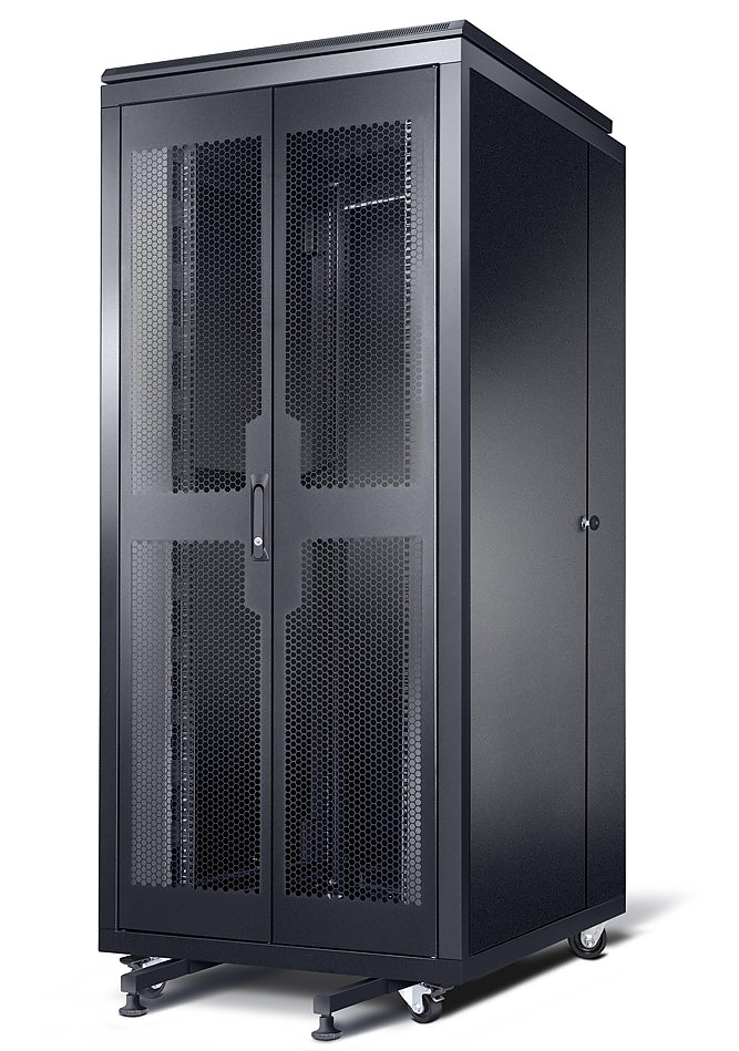 Formrack 19" Server rack 36U 800/1000mm, perforated front and back door, openable locking sides, height: 1653 mm, loading capacity: 1000kg (does not include castor/feet group)