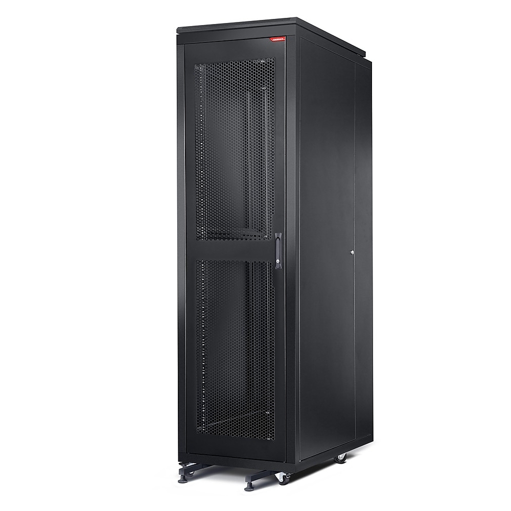 Formrack 19" Server rack 42U 600/1000mm, perforated front and back door, openable locking sides, height: 2098mm, loading capacity: 1000kg (does not include castor/feet group)