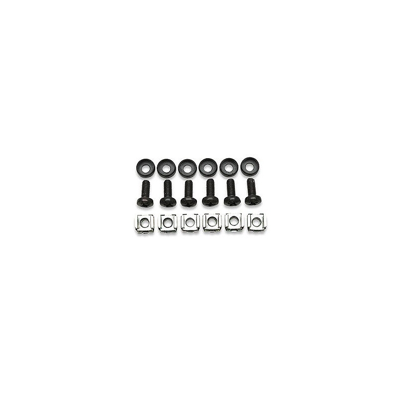 Formrack M6 Caget nut, cup washer, screw, set=20 pcs