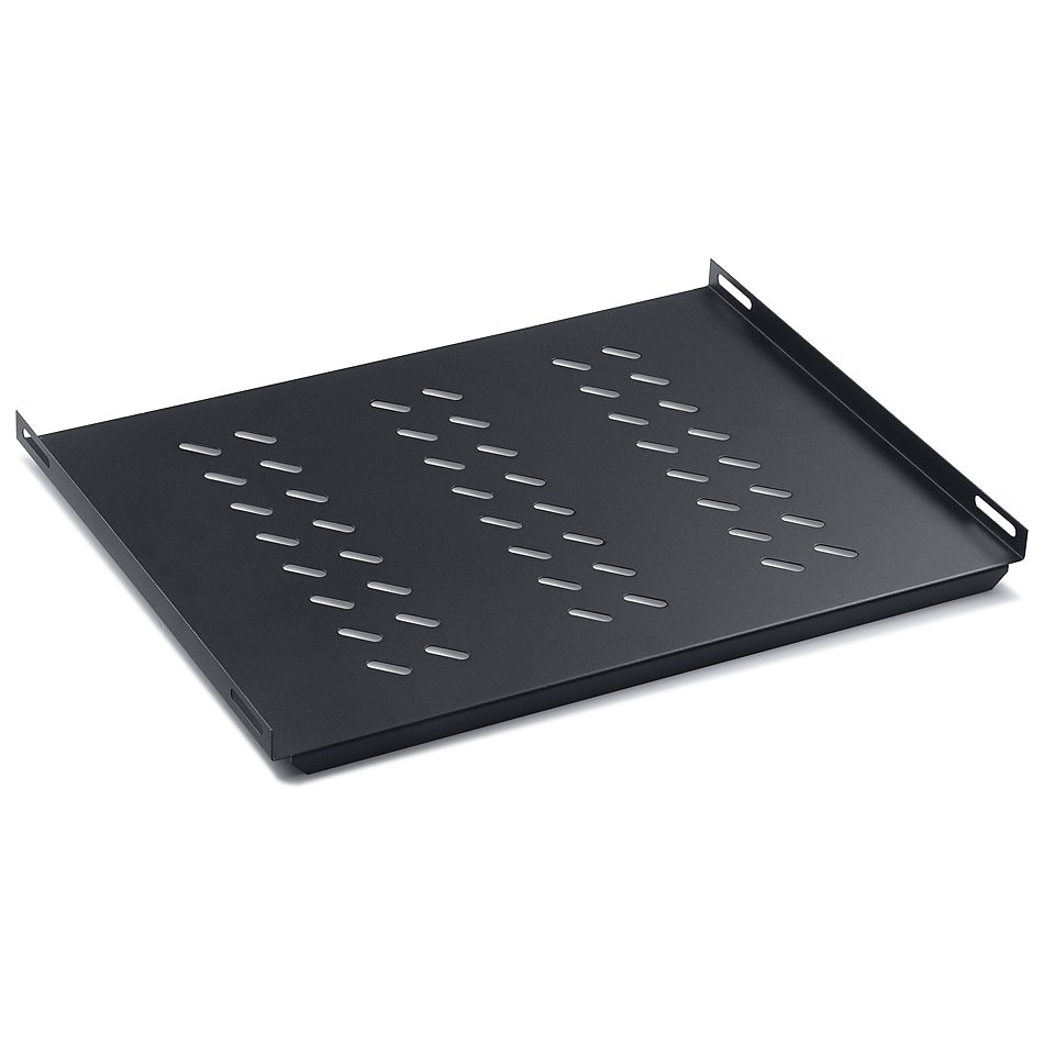 Formrack 19" fixed shelf 600mm, loading capacity 50 kg 1U