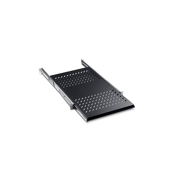 Formrack 19" sliding shelf 1000mm, loading capacity 35 kg 1U