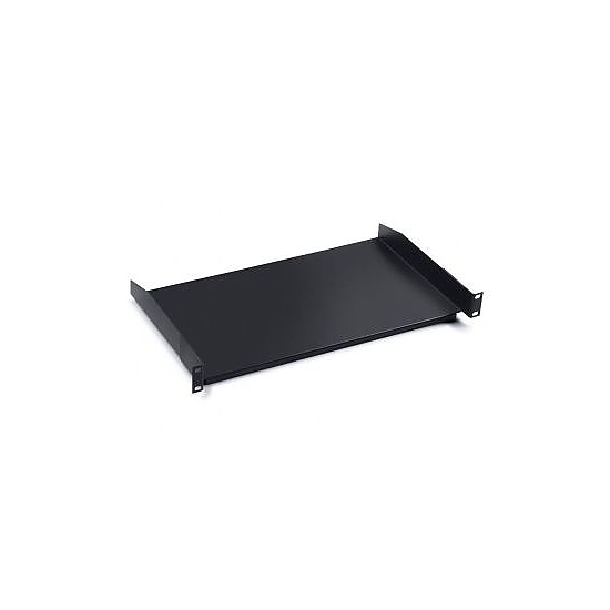 Formrack 19" fixed shelf 250mm, loading capacity 5 kg 1U