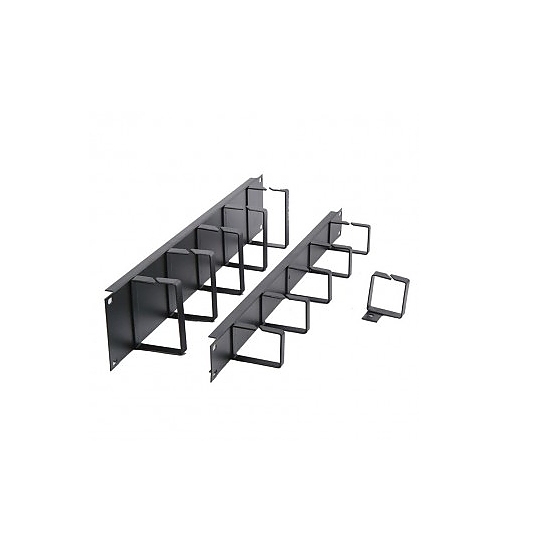 Formrack 19" 2U Cable Management Panel with metal brackets