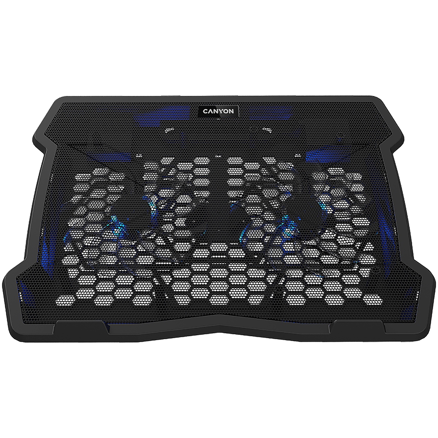 CANYON NS03, Cooling stand dual-fan with 2x2.0 USB hub, support up to 10&rdquo;-15.6&rdquo; laptop, ABS plastic and iron, Fans dimension:125*125*15mm(2pcs), DC 5V, fan speed: 800-1000RPM, size:340*265*30mm, 435g