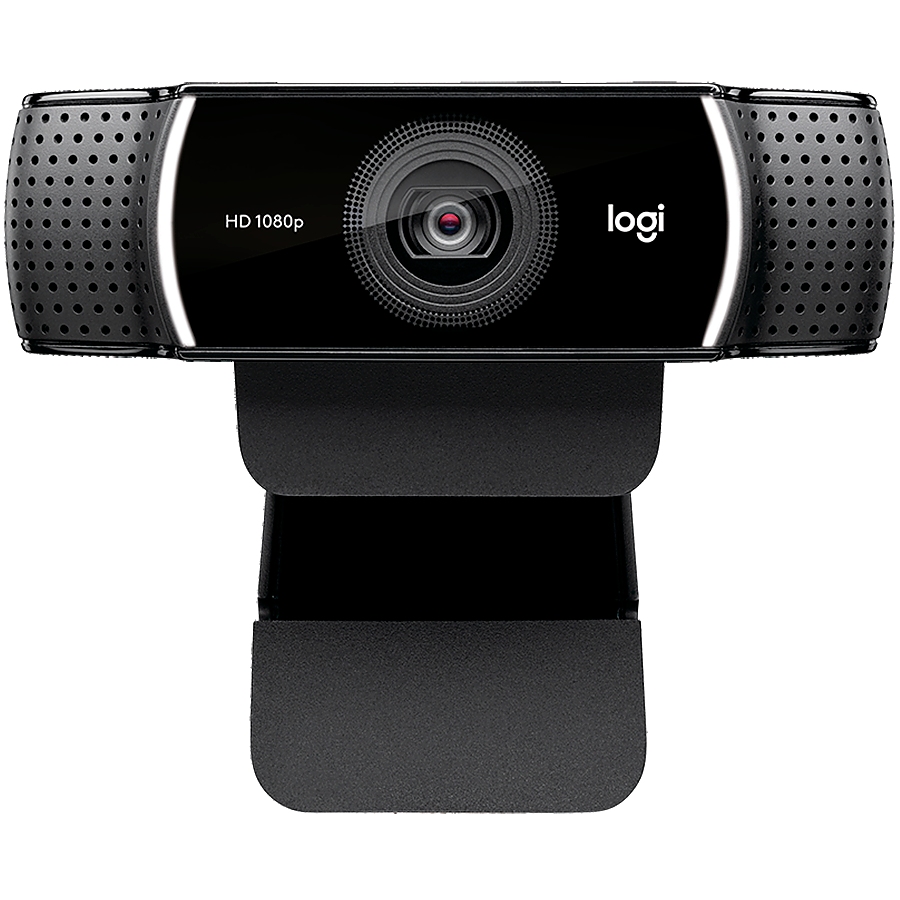 LOGITECH C922 Pro Stream Webcam - Tripod - BLACK - USB