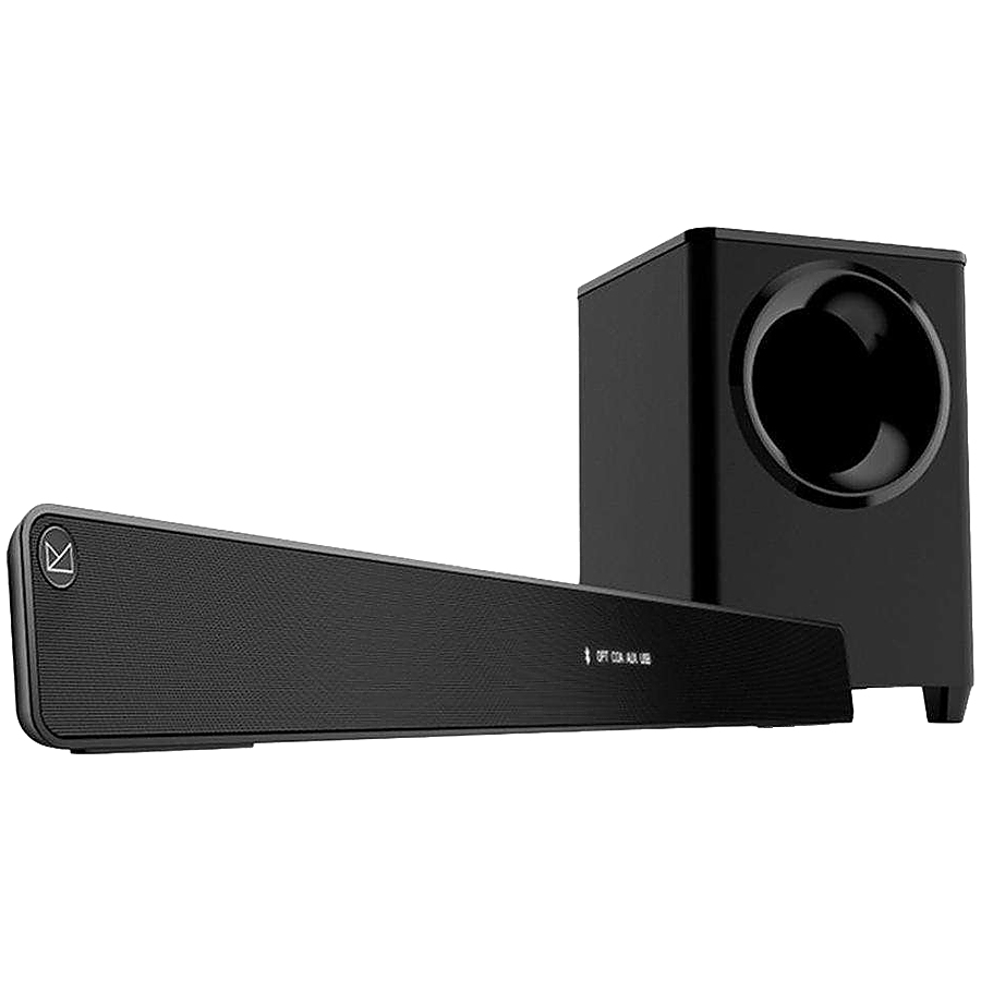 F&D HT-388D 2.1 Wireless Soundbar with Subwoofer, 120W RMS (20Wx2+80W), Full-range speaker: 52x92mm + 8'' Subwoofer, BT 5.3/Optical/AUX/HDMI/USB/LED Display/Remote Control/Wooden/Black, EANs soundbar: 6924053407224, subwoofer: 6924053407231