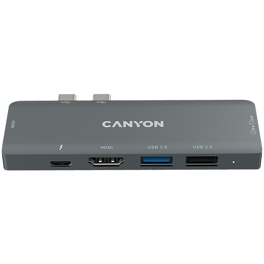 CANYON hub DS-5 7in1 Thunderbolt 3 Space Grey