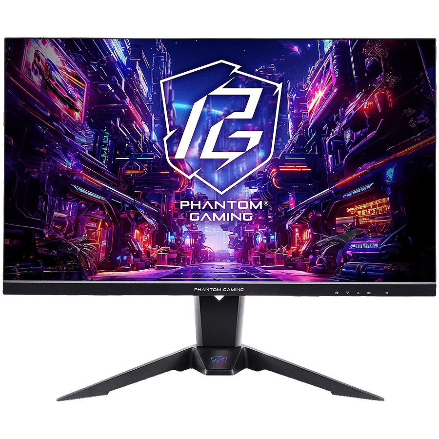 Asrock Gaming Monitor, 27" QHD(2560x1440) IPS, 180 Hz, 99% sRGB, 1000:1, 16:9, 400 cd/m&sup2;, 178&ordm;/178&ordm;, 1ms (MPRT), AMD FreeSync, Flicker-free, Height, Swivel, Tilt, 2x 2W Speakers, 2x HDMI 2.0, 1x DP 1.4, 1x Audio Jack (3.5mm), Wi-Fi antenna, 3Y