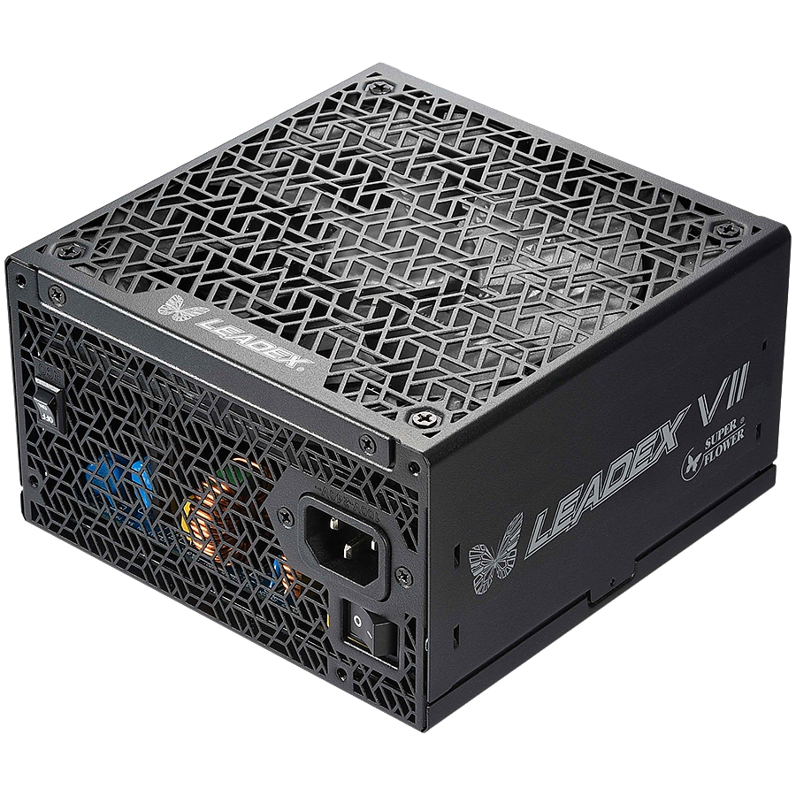 Super Flower Leadex VII XG 1300W ATX 3.1, 80 Plus Gold, Fully Modular, Flat Cables, 140mm Fan, 150mmx150mmx86mm, 10 Year Warranty
