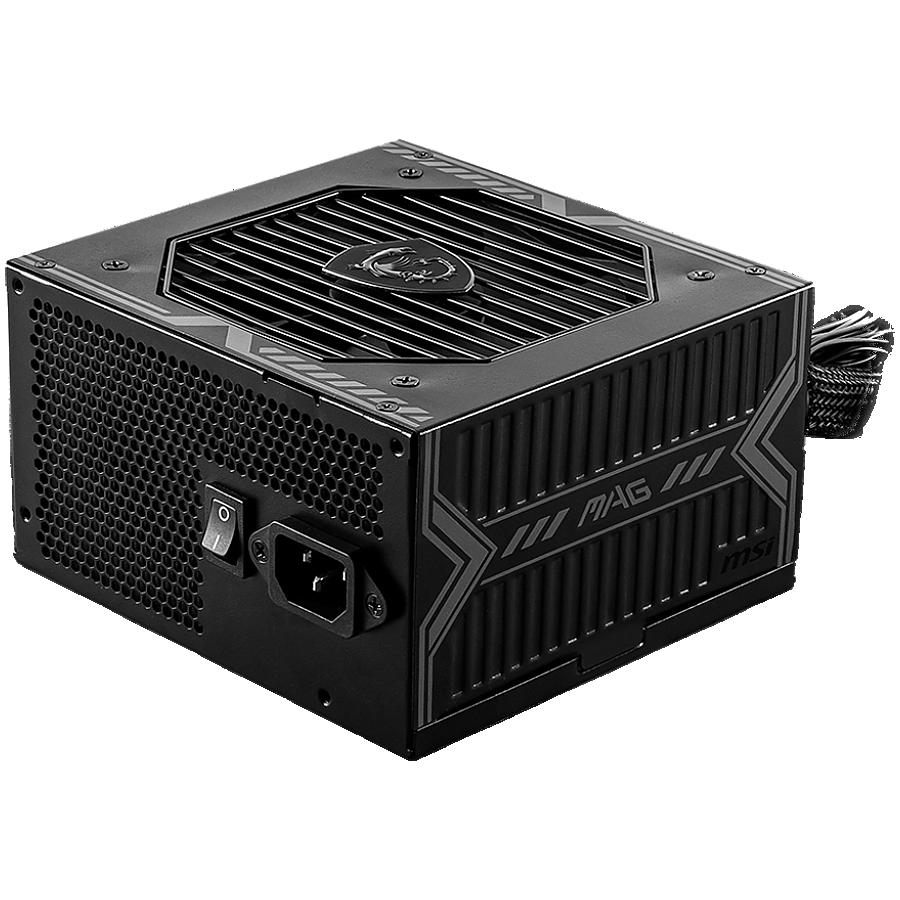 MSI MAG A750BN, 750W, 80 Plus Bronze, 120mm Low Noise Fan, Protections: OCP/OVP/OPP/OTP/SCP, Dimensions: 140mmx150mmx86mm, 5Y Warranty