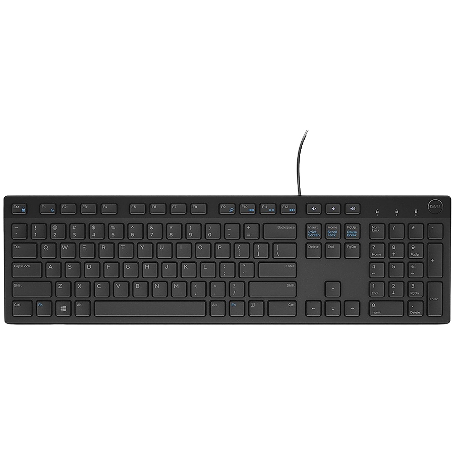 Keyboard Dell KB216 Multimedia, US International (QWERTY), Black