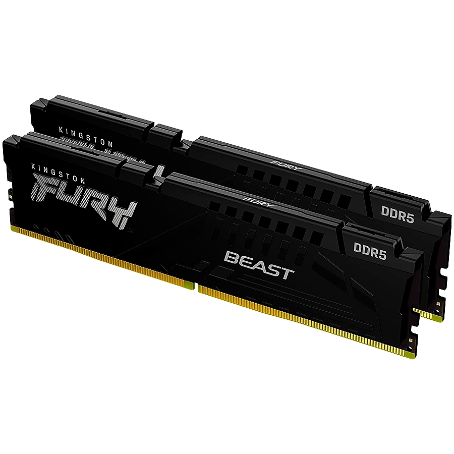 Kingston DRAM 32GB 5200MT/s DDR5 CL40 DIMM (Kit of 2) FURY Beast Black XMP