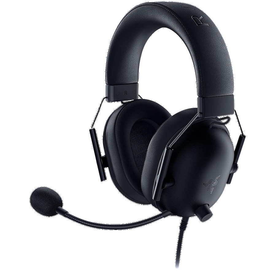 Razer BlackShark V2 X For PlayStation, Wired Console Headset, Black, Tri-Force Drivers 50", Hyperclear Cardoid Mic, leatherette ear cushions for a plush fit and feel
