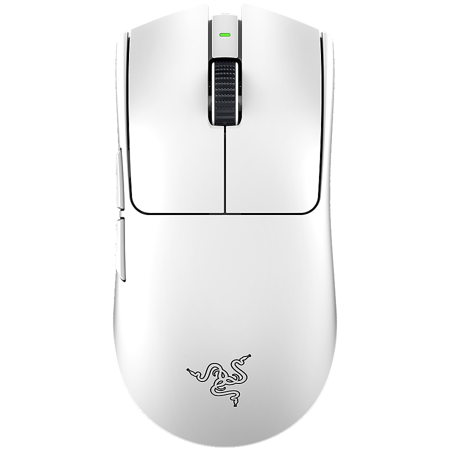 Razer Viper V3 Pro - White, Gaming mouse, HyperSpeed Wireless, Focus Pro 35K Optical Sensor Gen-2, 35K DPI, Optical Mouse Switches Gen-3, 90-million Clicks, 100% PTFE mouse feet, 54 g (excluding cable and dongle), USB Type A to USB Type C cable