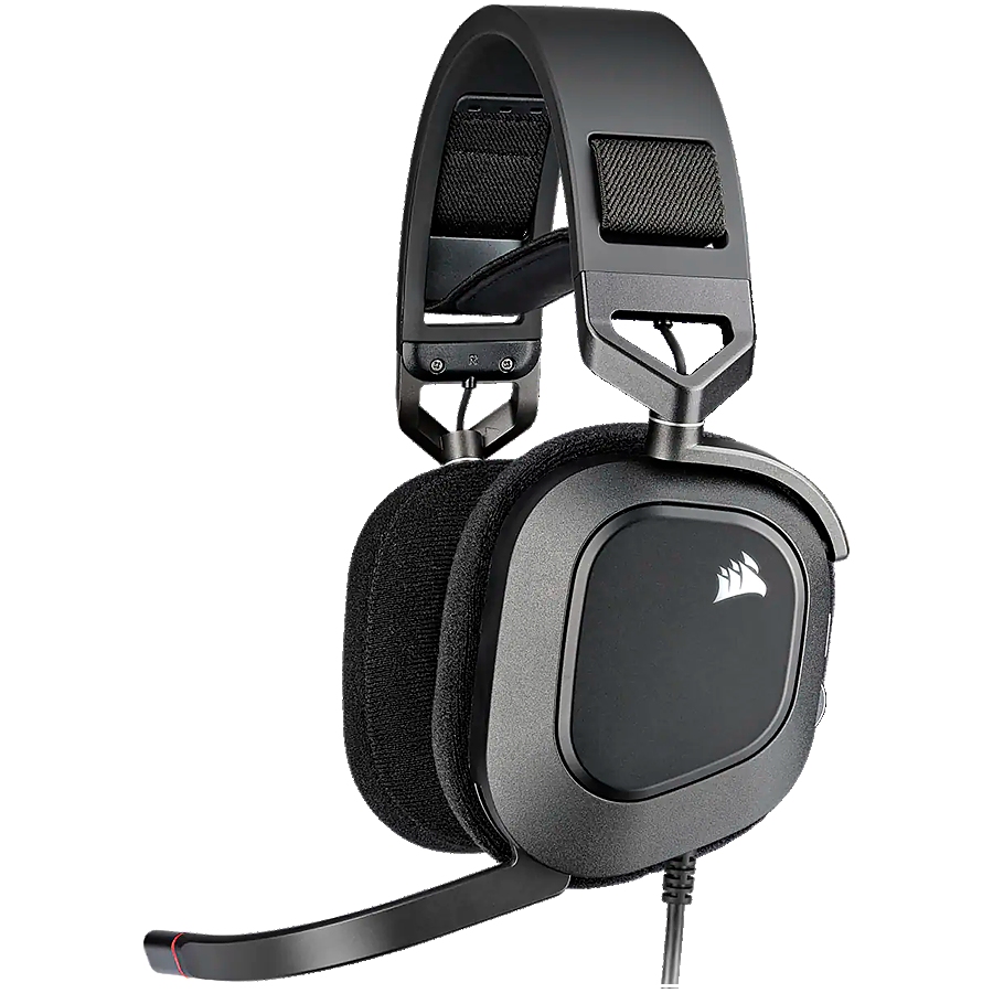 CORSAIR HS80 RGB USB Headset, Carbon - EU
