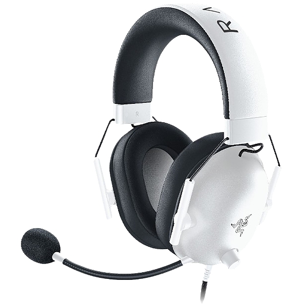 Razer BlackShark V2 X - White, 12 Hz &ndash; 28 KHz Frequency Response, 32 Ω (1 kHz) Impedance, Razer TriForce Driver, Breathable memory foam, Advanced passive noise cancellation, Analog 3.5 mm Connection, 100 Hz &ndash; 10 kHz Microphone Frequency, 1.3 m