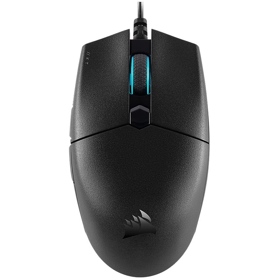 CORSAIR KATAR PRO, Wired, Black, Backlit RGB LED, 12400 DPI, Optical