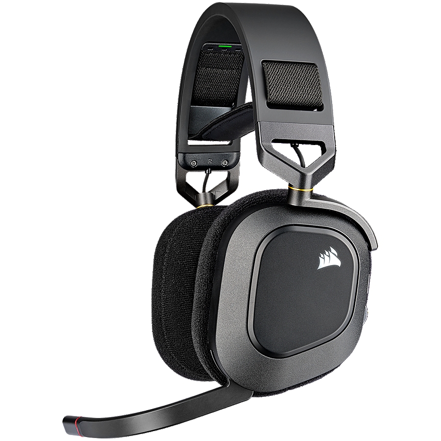 CORSAIR HS80 RGB Wireless Headset, Carbon - EU