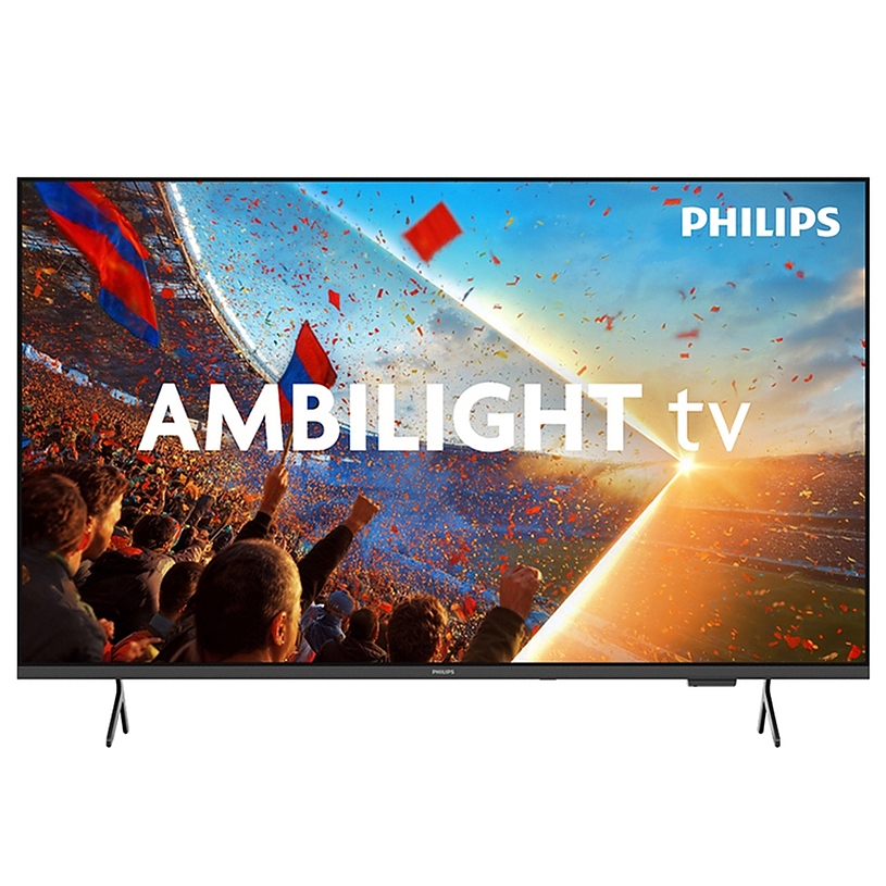 Philips 50PUS8001/12, 50" 4K UHD LED, 3840x2160p, 60Hz, DVB-T/T2/T2-HD/C/S/S2, 3 sided Ambilight, CL+2.0, Perfect Pixel UHD, HDR10, HLG, Titan OS, Dolby Atmos, 3*HDMI, 2*USB, 802.11ac, BT 5.2, Easy Link 3.0, 20W RMS, Black