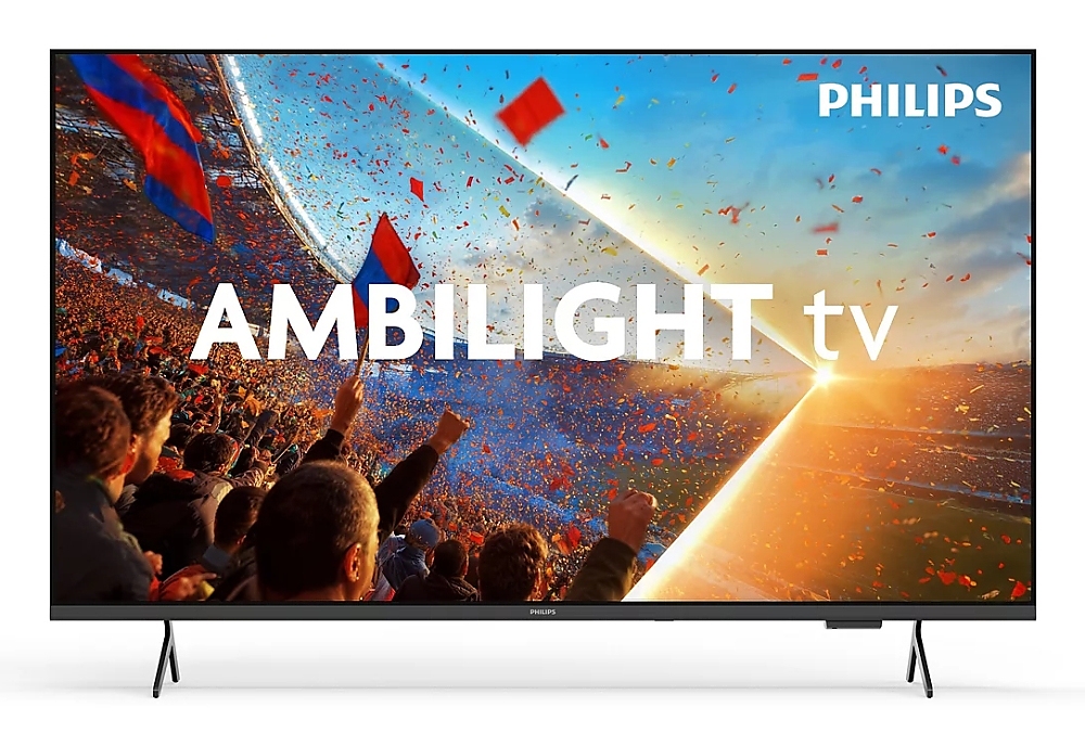 Philips 65PUS8001/12, 65" 4K UHD LED, 3840x2160p, 60Hz, DVB-T/T2/T2-HD/C/S/S2, 3 sided Ambilight, CL+2.0, Perfect Pixel UHD, HDR10, HLG, Titan OS, Dolby Atmos, 3*HDMI, 2*USB, 802.11ac, BT 5.2, Easy Link 3.0, 20W RMS, Black