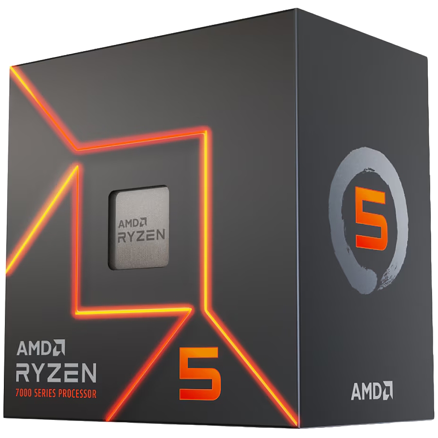 AMD CPU Desktop Ryzen 5 6C/12T 7500 (5.0GHz,38MB,65W,AM5) MPK
