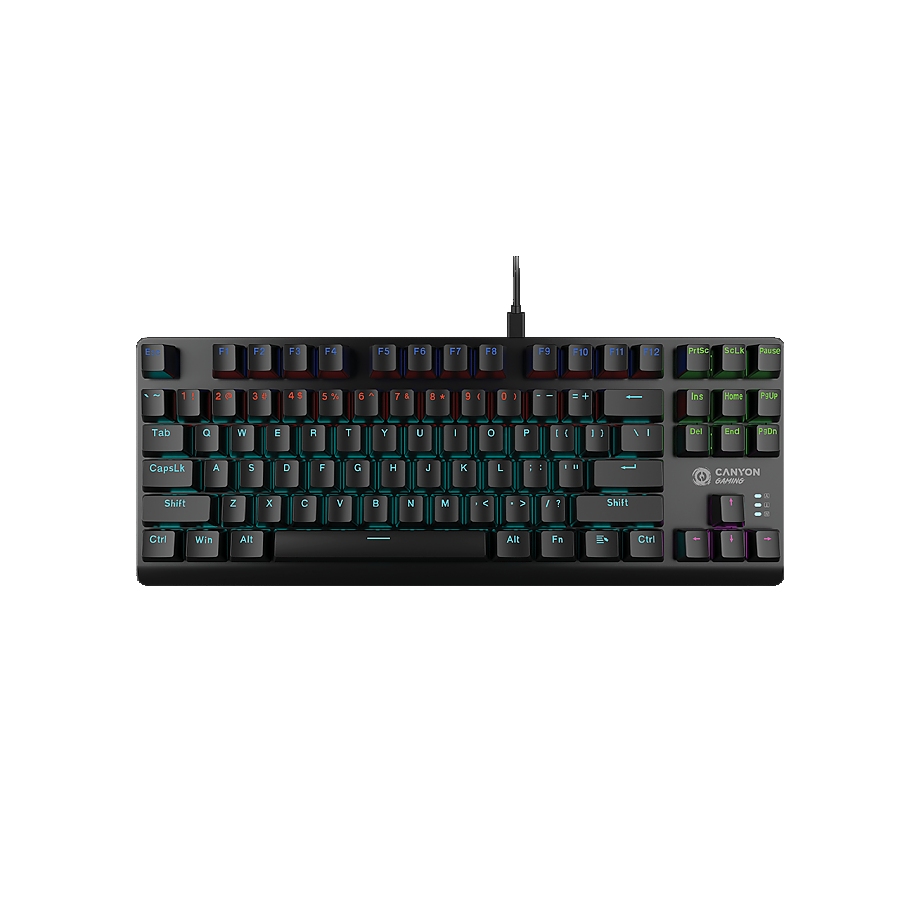 CANYON keyboard Striker SKB-2 TKL Rainbow US Wired Black