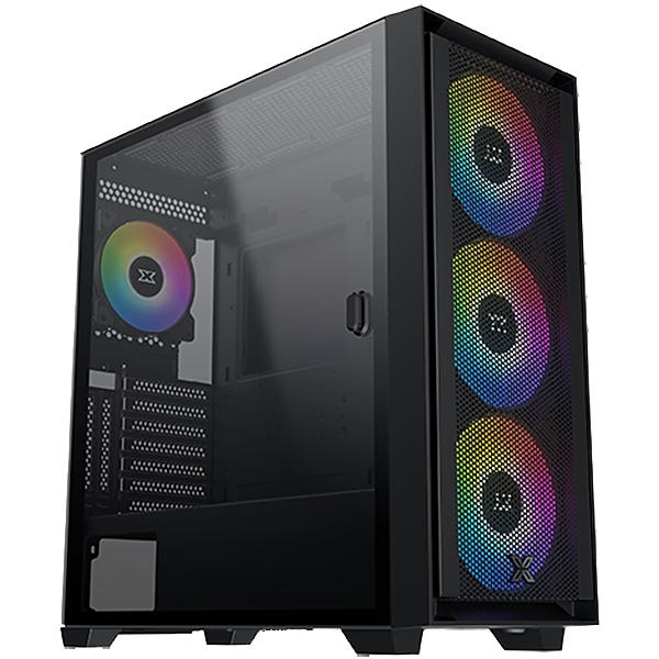 Xigmatek Anubis Pro 4FX EN40788, E-ATX/ATX/M-ATX/MINI ITX, 1x USB 3.0, 2x USB 2.0, HD Audio, Left Magnetic TG, 3PCS 140mm X40A & 1PC 120mm X20A & Galaxy II Fan Control Box & Remote