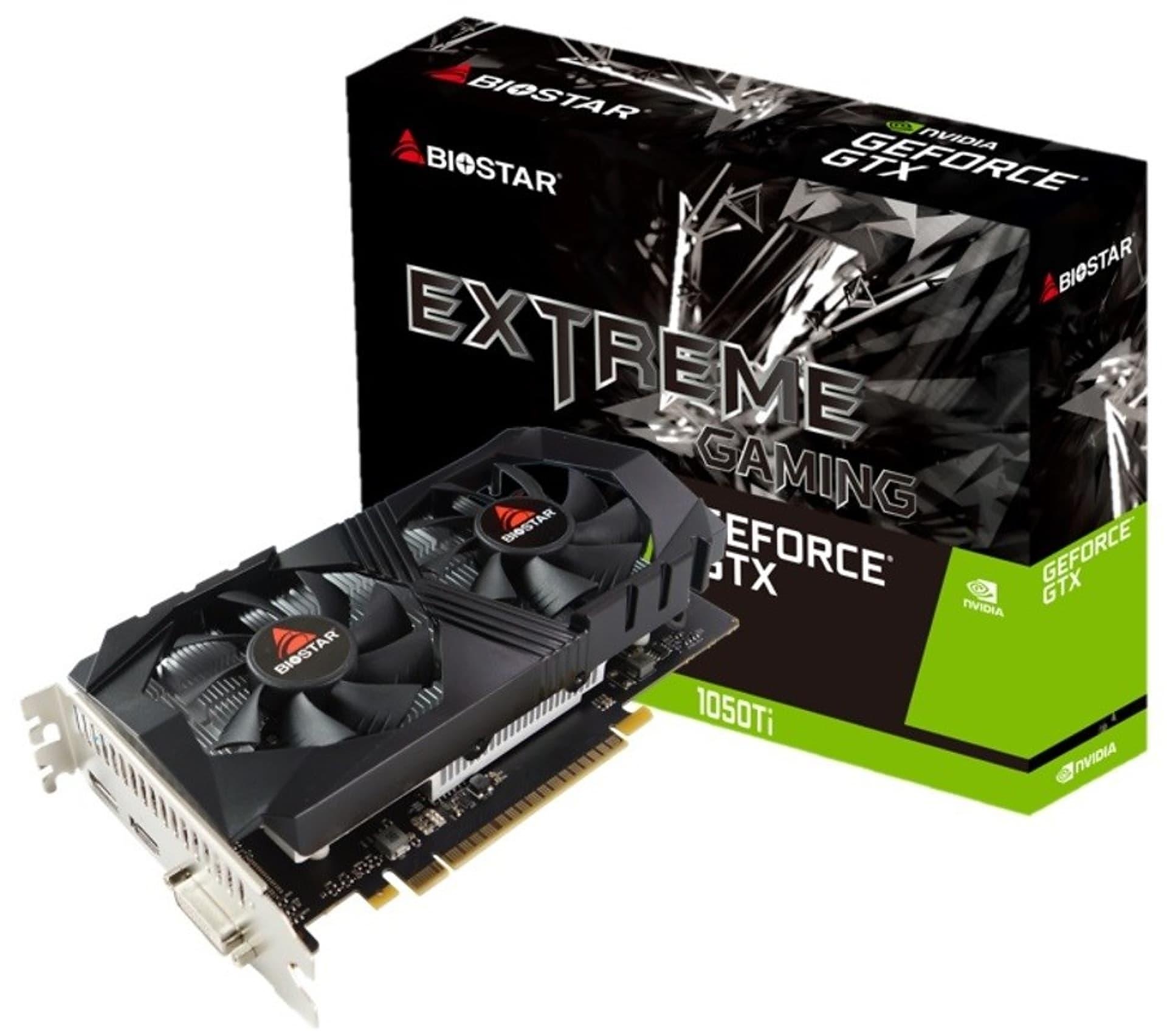 Видео карта BIOSTAR GeForce GTX 1050TI 4GB GDDR5