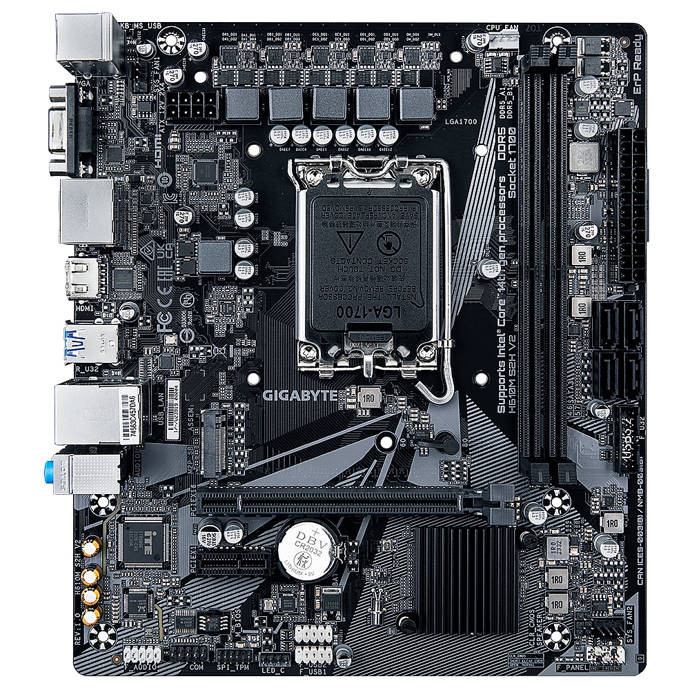 Дънна платка GIGABYTE H610M-S2H V2 DDR5