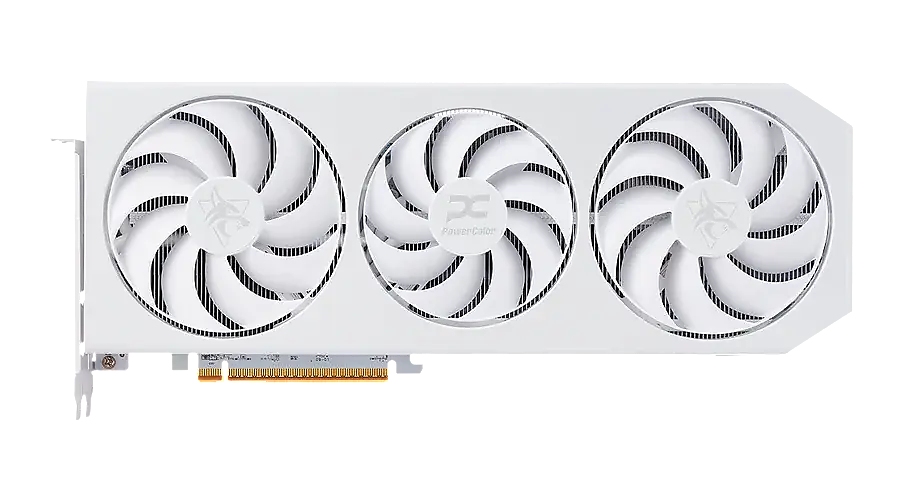 Видео карта PowerColor Radeon RX 9070 XT Hellhound White 16GB GDDR6