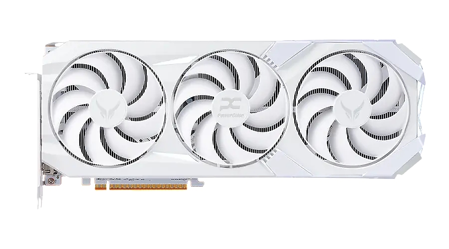 Видео карта PowerColor Radeon RX 9070 XT Red Devil Spectral White 16GB GDDR6