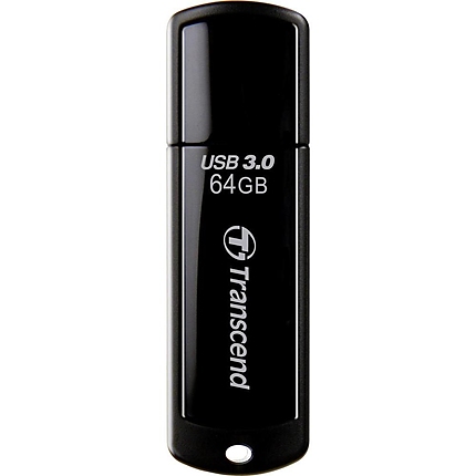 Transcend 64GB, USB3.1, Pen Drive, Classic, Black
