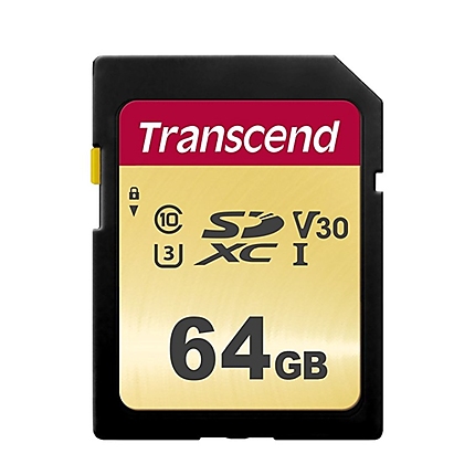 Transcend 64GB SD card UHS-I U3, MLC