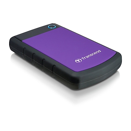 Transcend 2TB, 2.5" Portable HDD, StoreJet H3, Purple, Anti-shock