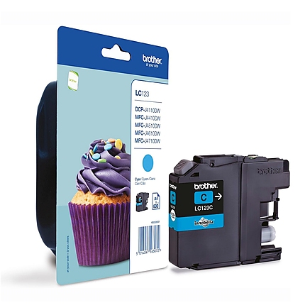 Brother LC-123 Cyan Ink Cartridge for MFC-J4510DW