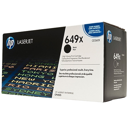 HP 649X Black LaserJet Toner Cartridge