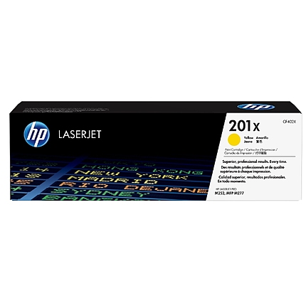 HP 201X High Capacity Yellow Original LaserJet Toner Cartridge (CF402X)